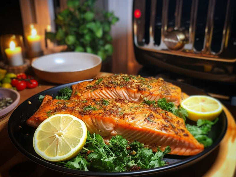 how to reheat salmon in an air fryer