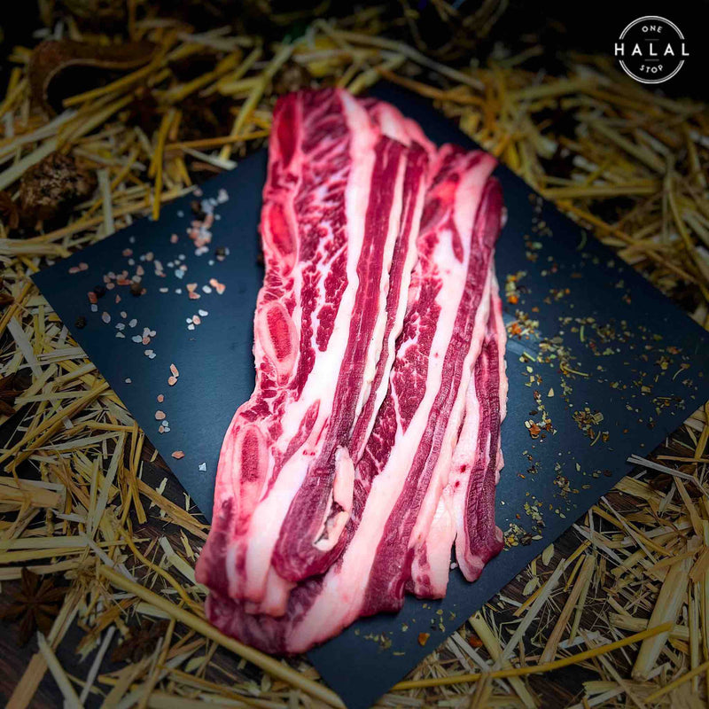 American Wagyu Korean Short Ribs Flanken Style - 1