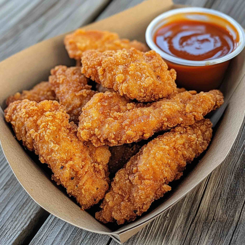 Cooked Beef Steak Fingers - 1