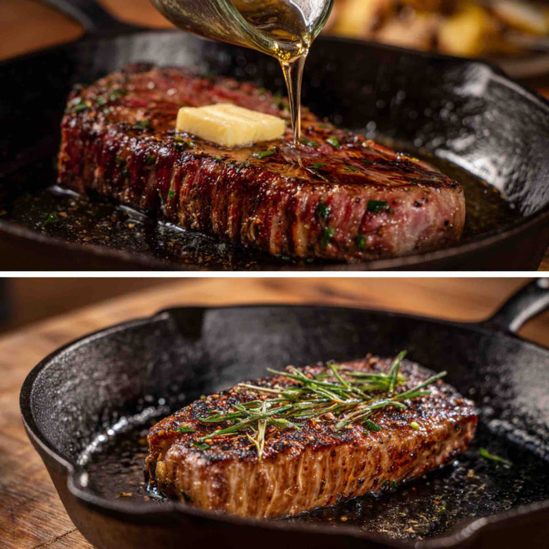 Halal Beef Tallow Cast Iron Pan