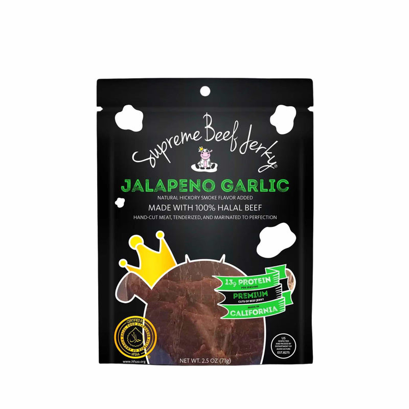 Halal Jerky Jalapeno Garlic Flavor