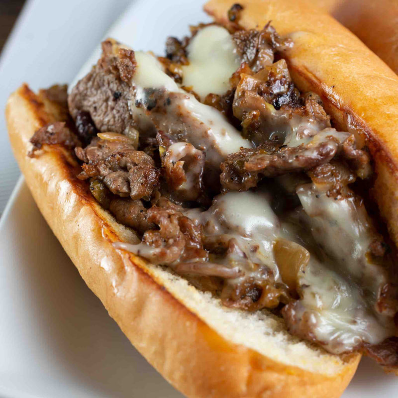 Philly Cheesesteak Sandwich Slices - 4