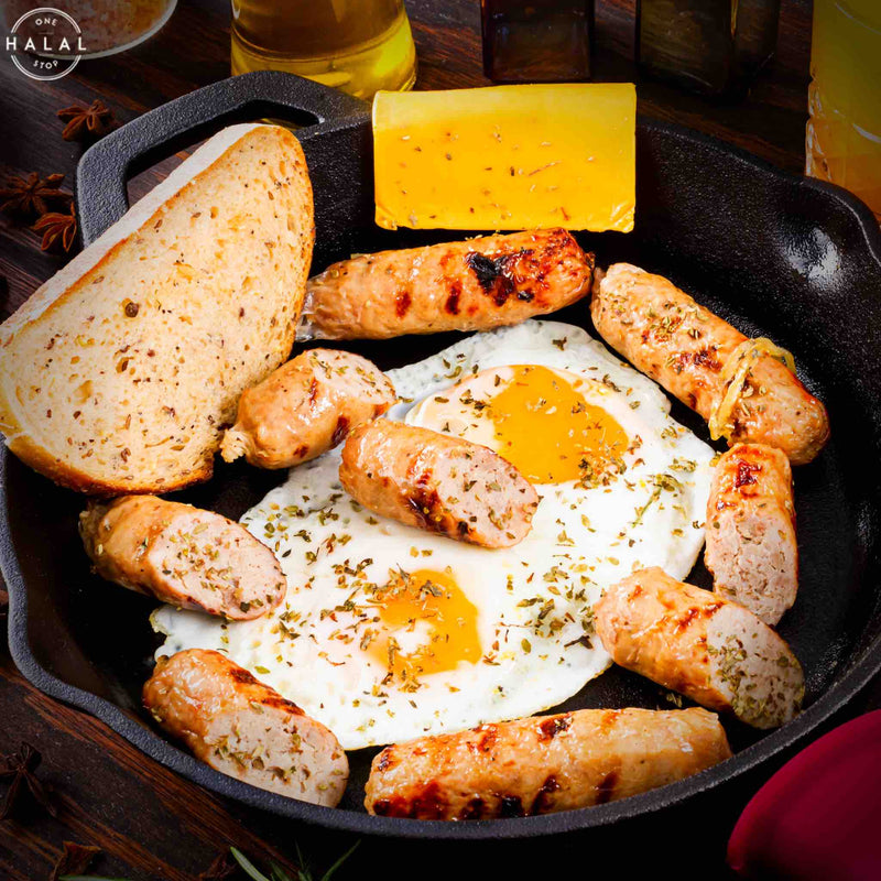 Zabiha Halal Chicken Breakfast Apple Sausage - 1