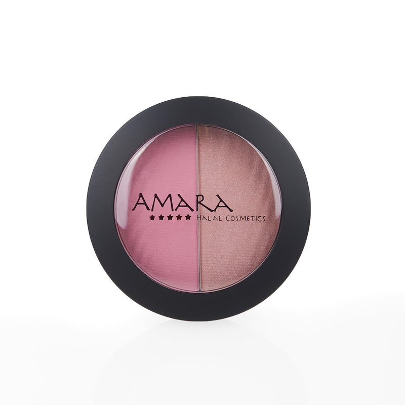 Amara Press Blush & Bronzer - Pink Porcelain Closed