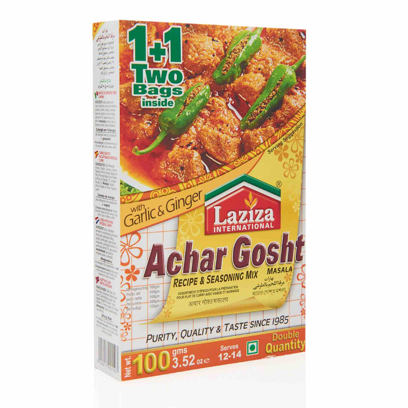 Laziza Achar Gosht Recipe Mix - Front