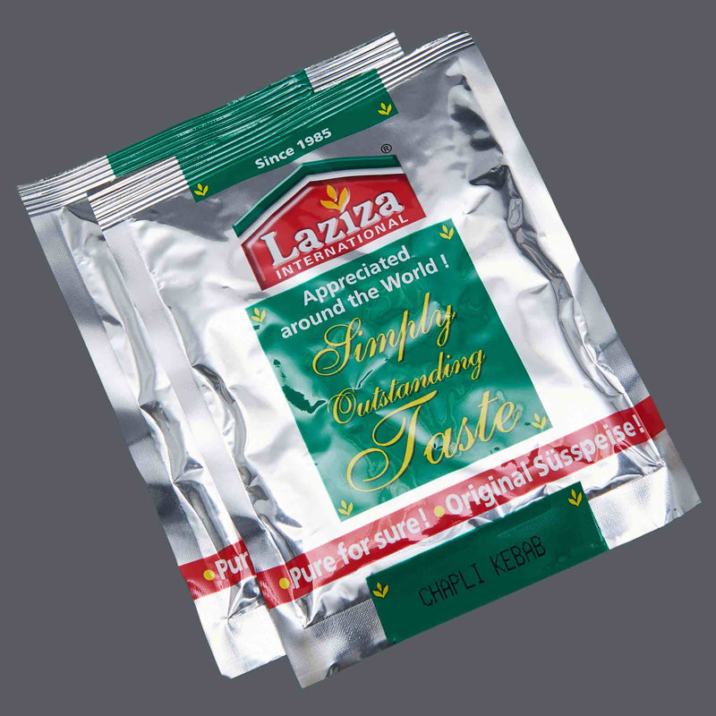 Laziza Chapli Kebab Recipe Mix - Open Box