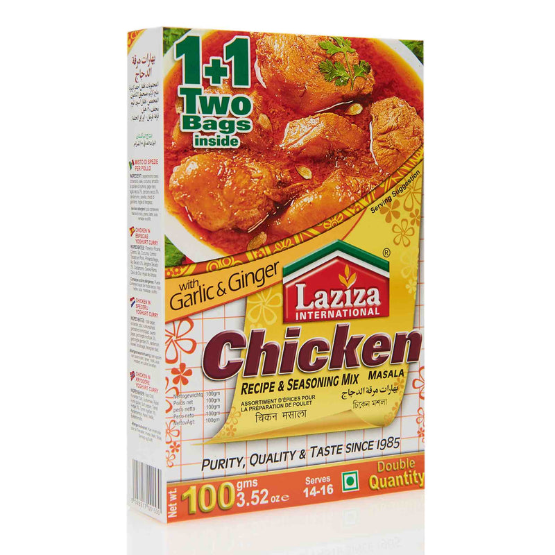 Laziza Chicken Masala Recipe Mix - Front
