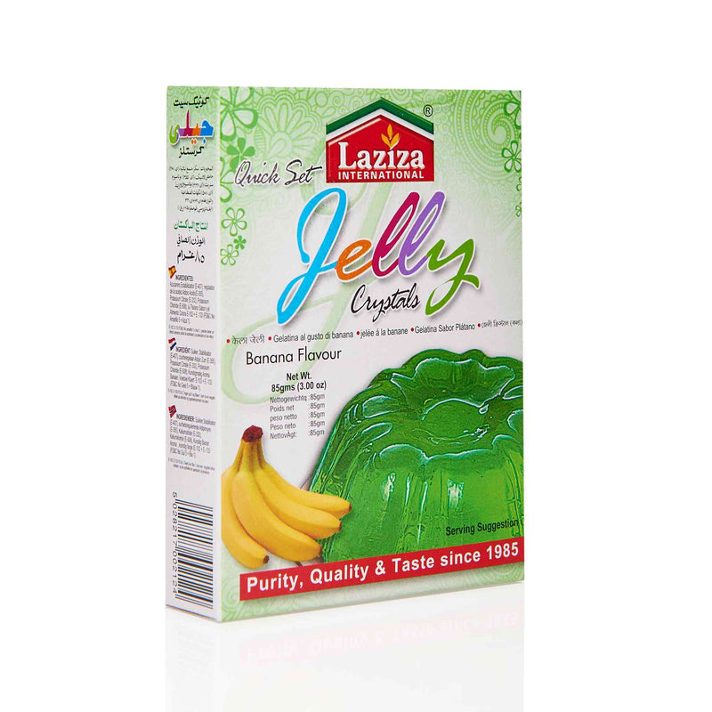 Laziza Banana Jelly Crystals - Front