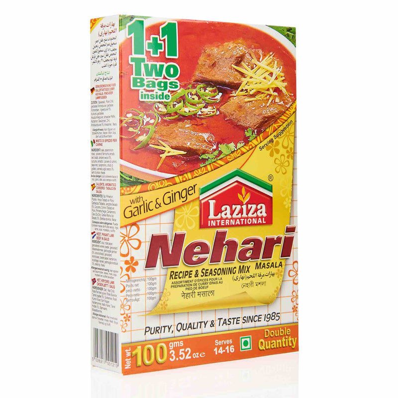 Laziza Nehari Recipe Mix - Front