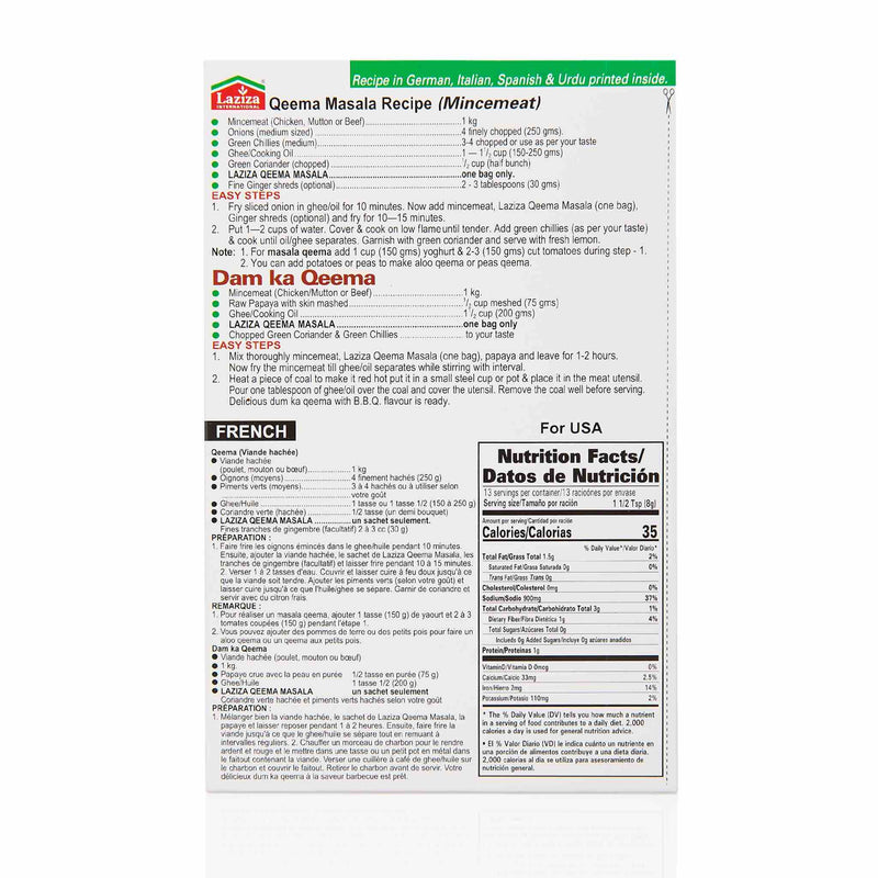 Laziza Kofta Recipe Mix