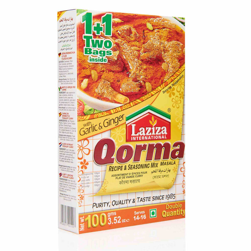 Laziza Qorma Recipe Mix - Front