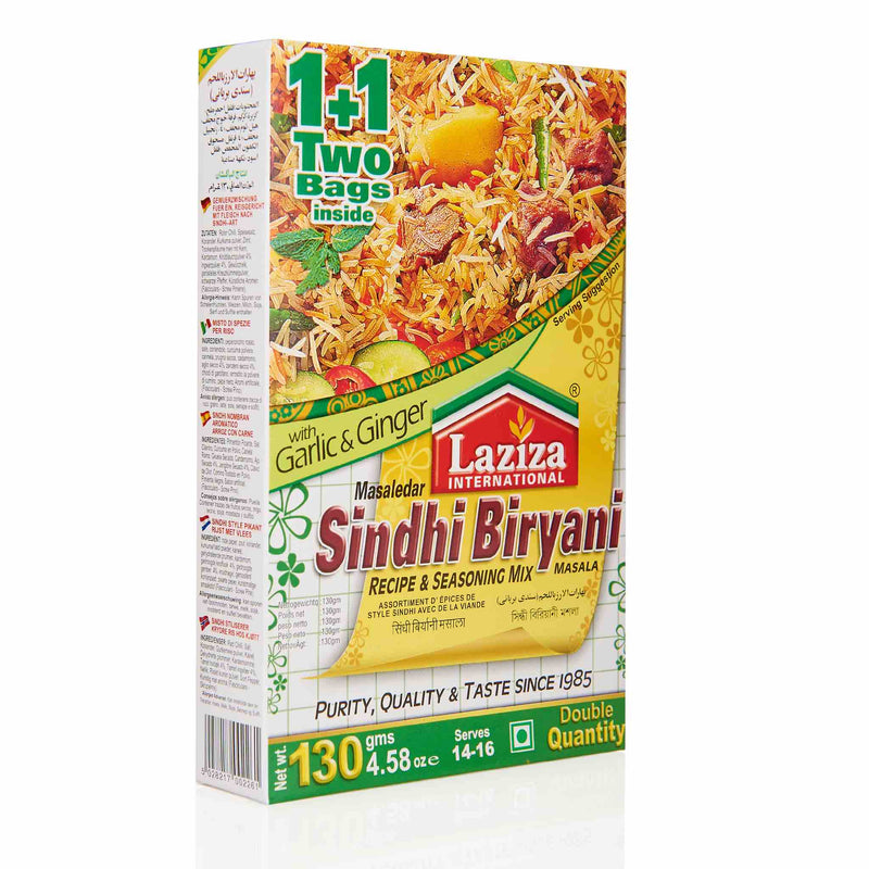 Laziza Sindhi Biryani Recipe Mix - Front