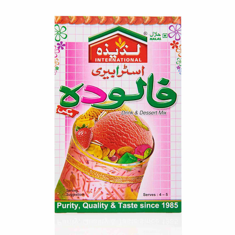Laziza Strawberry Falooda Mix - Back