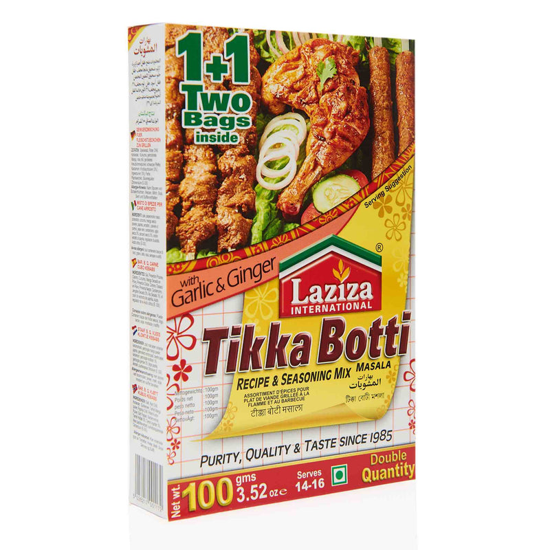 Laziza Tikka Botti Recipe Mix - Front