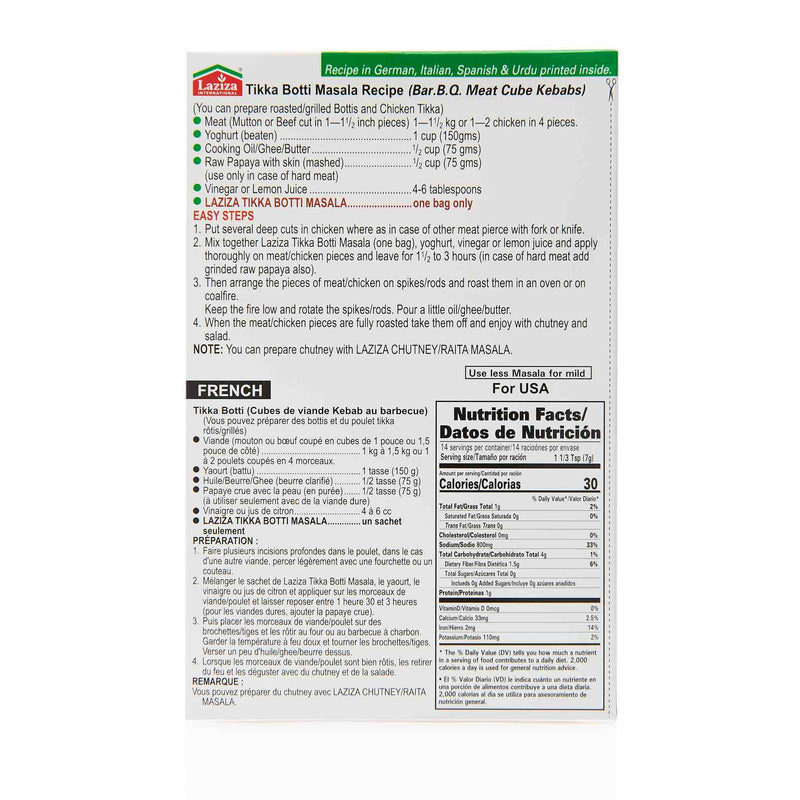 Laziza Tandoori Recipe Mix