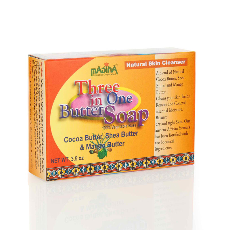 Madina Halal 3 in 1 Butter Soap - Front