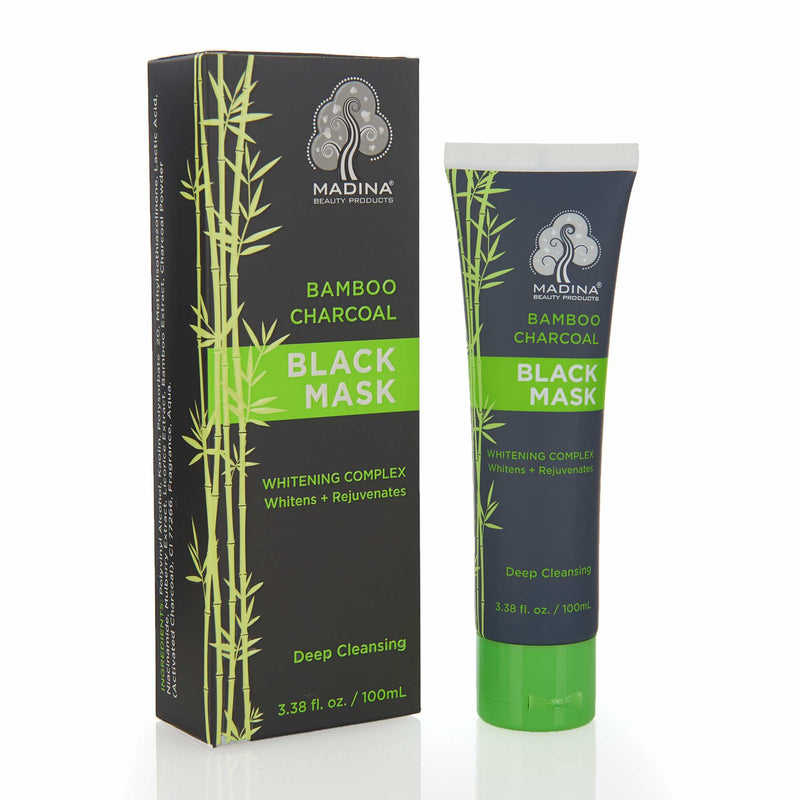 Madina Halal Bamboo Charcoal Whitening Facial Mask - Main