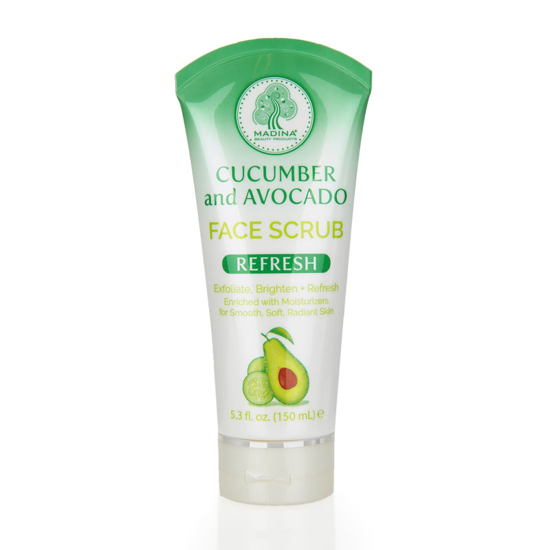 Madina Halal Cucumber & Avacado Facial Scrub - Front