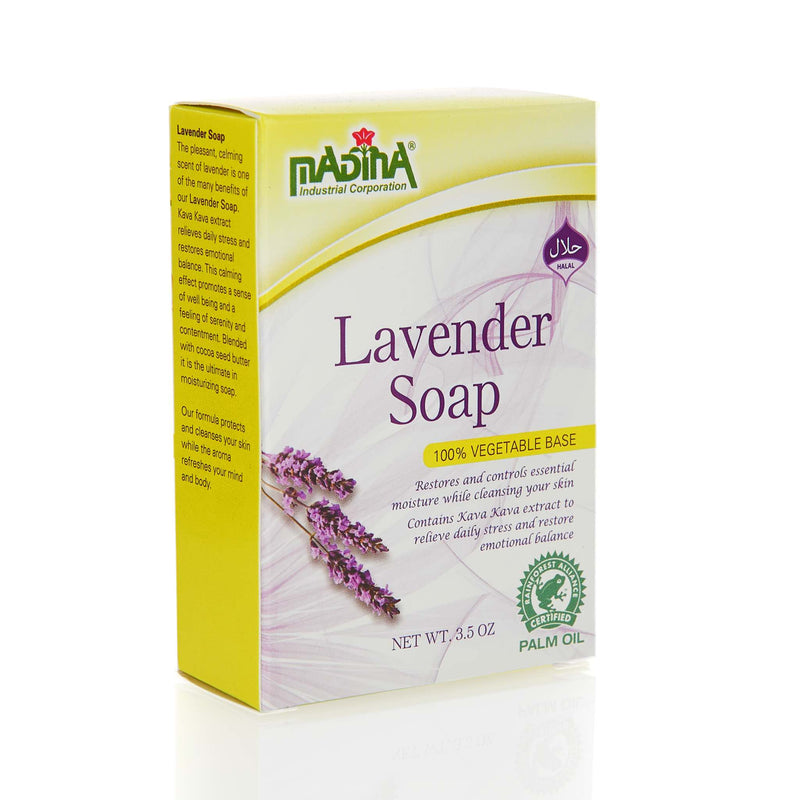 Madina Halal Lavender Soap - Front