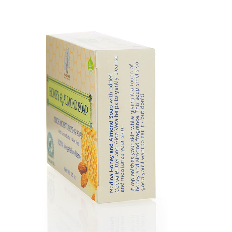 Madina Halal Moisturizing Honey & Almond Soap - Application