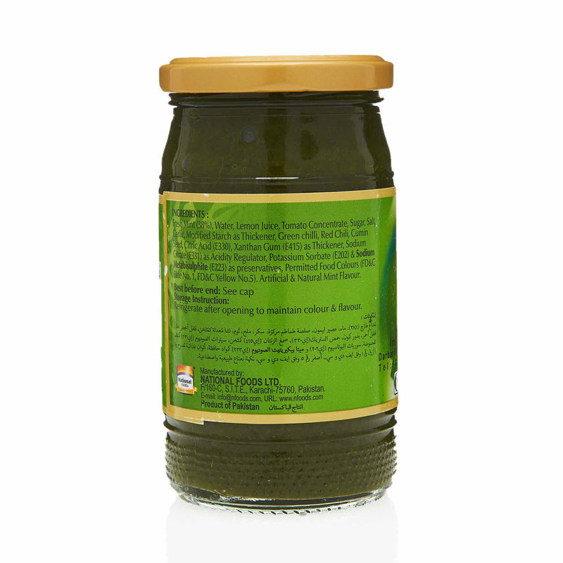 National Mint Chutney - Ingredients