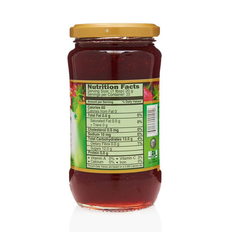 National Strawberry Jam - Nutritional Facts