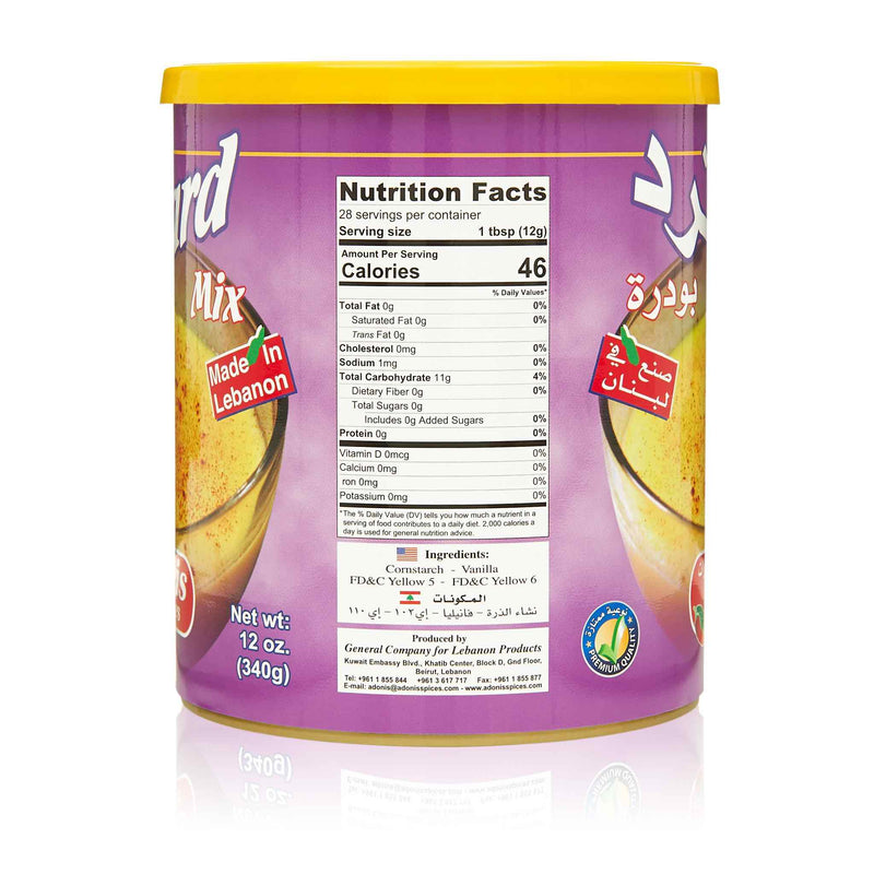 Adonis Custard Mix