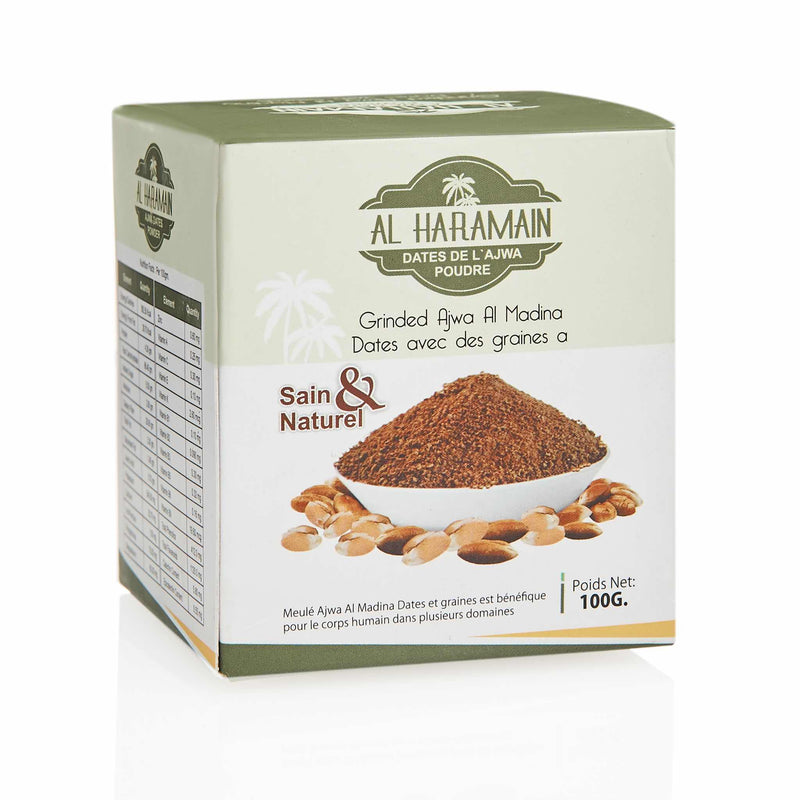 Ajwa Al Madina Dates and Seeds Powder - Front