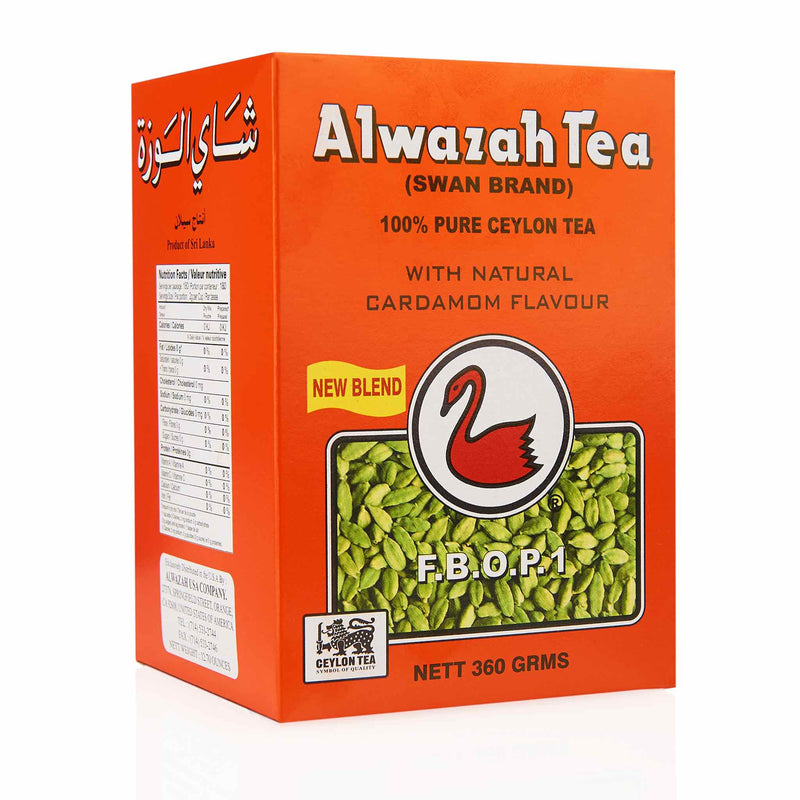 Al Wazah Pure Ceylon Tea with Cardamom flavor - Front