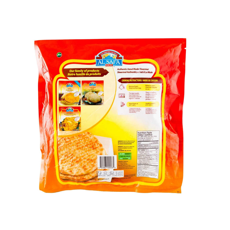 Al Safa Sheermal - Ingredients