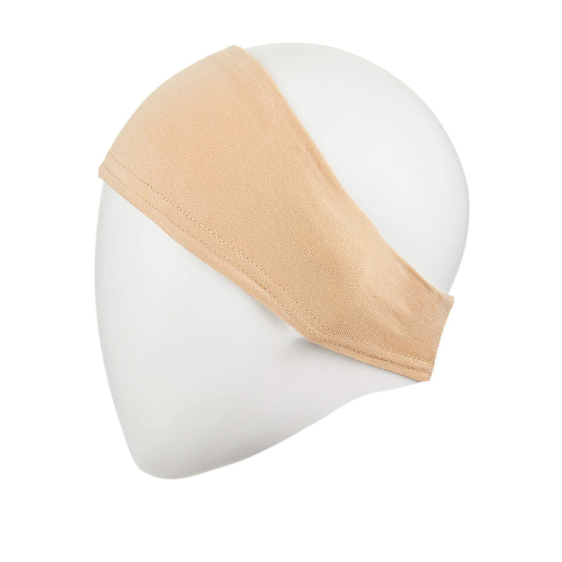 Beige Bandana Head Cap Hijab Underwear - Front