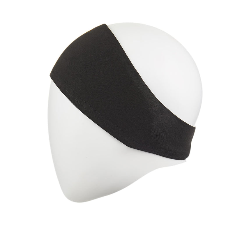 Black Bandana Head Cap Hijab Underwear - Front