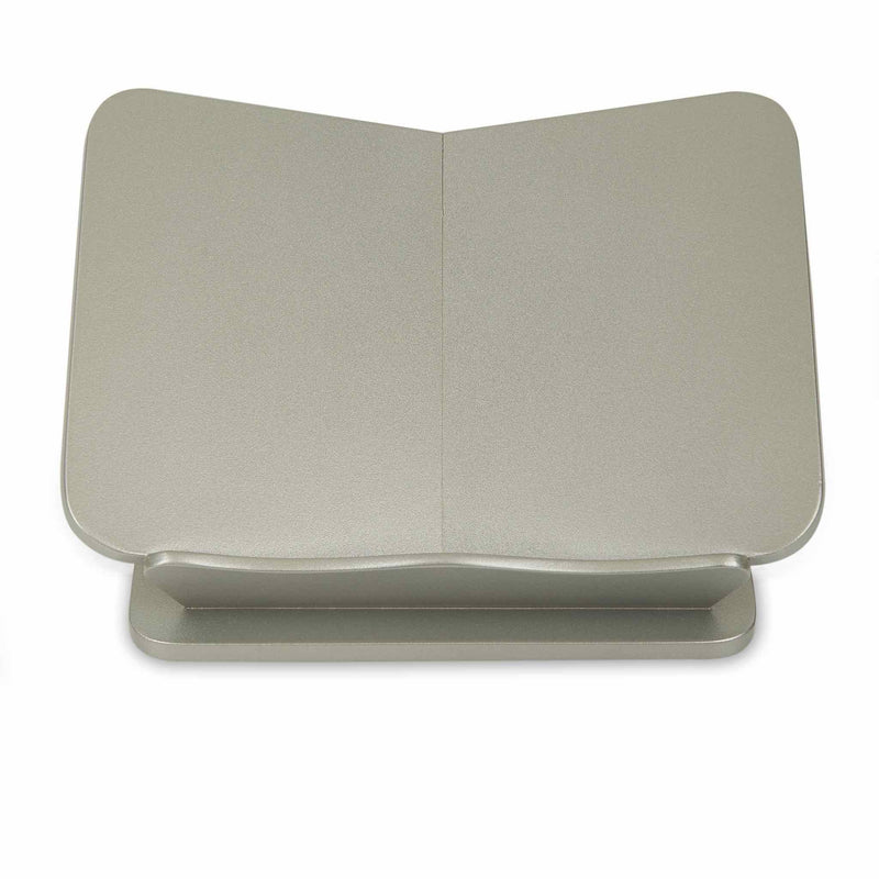 Quran Rehal and Book Reader in Silver - Front