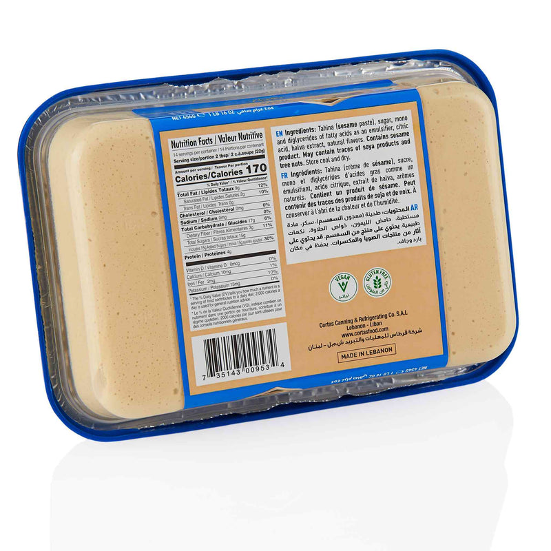 Cortas Halva Plain - Ingredients