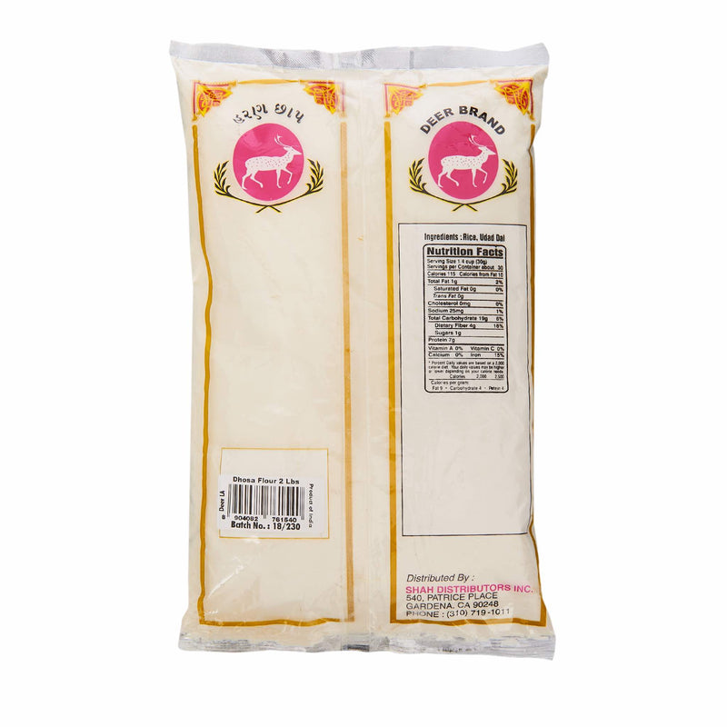 Deer Dhosa Flour Ingredients