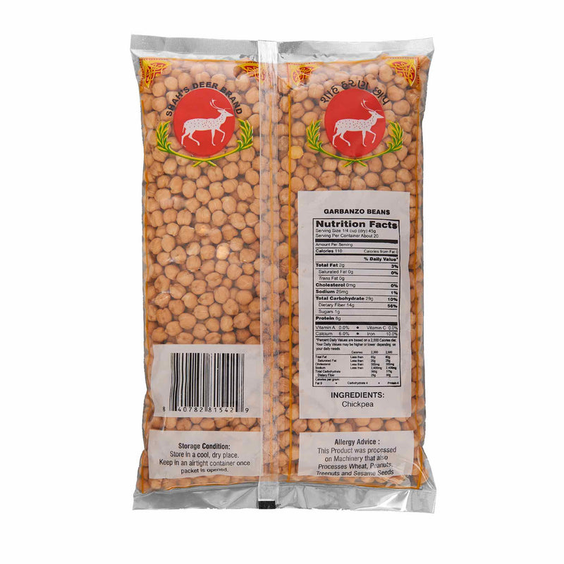 Deer Kabuli Chana Ingredients