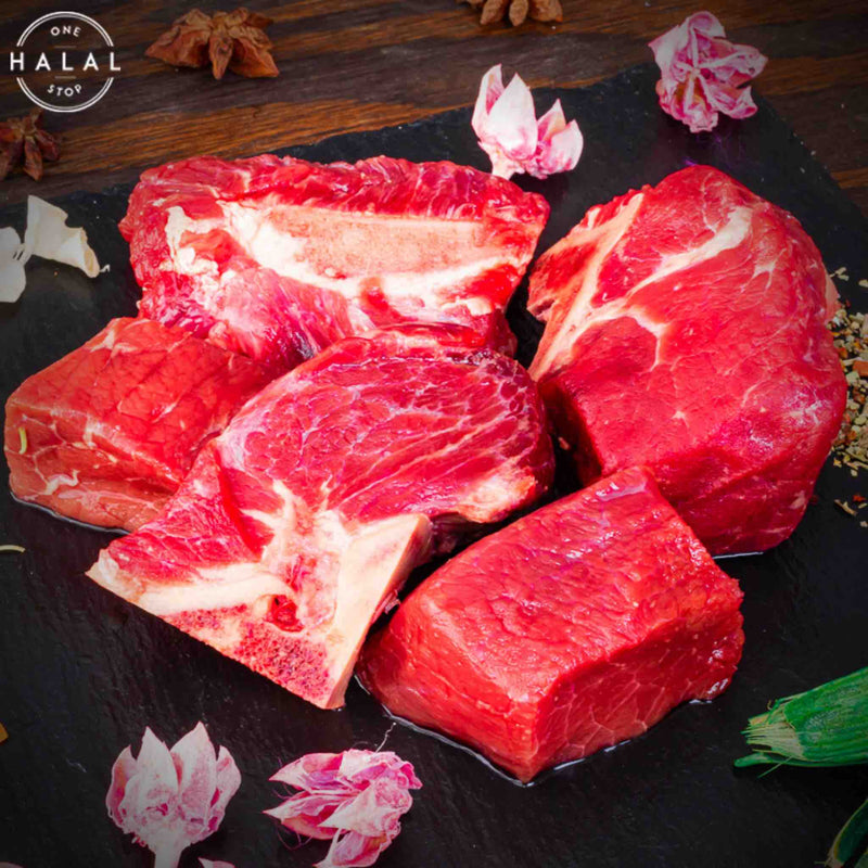 Grass-fed Grass-finished Bone-In Stew Cubes - 1
