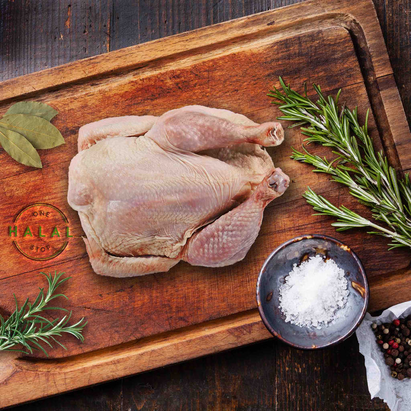 Halal Zabiha Chicken Whole with Skin