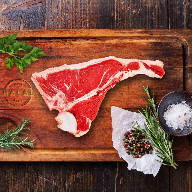 Zabiha Halal Beef T-Bone Steak