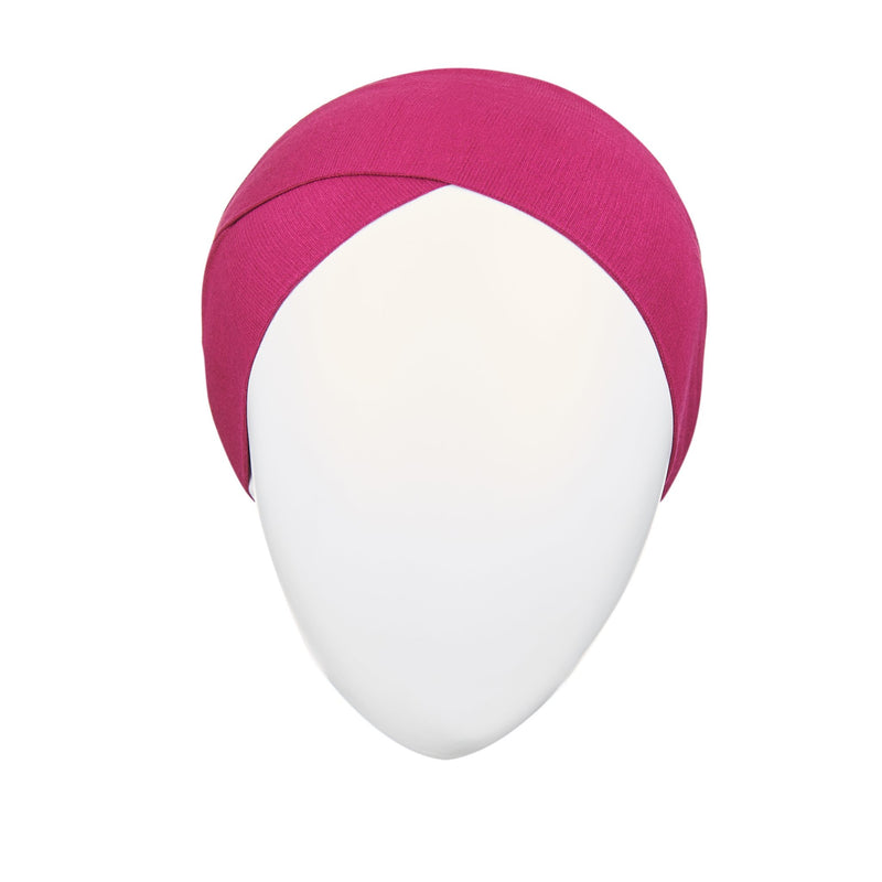 Breathable Head Cap for Hijab - Pink