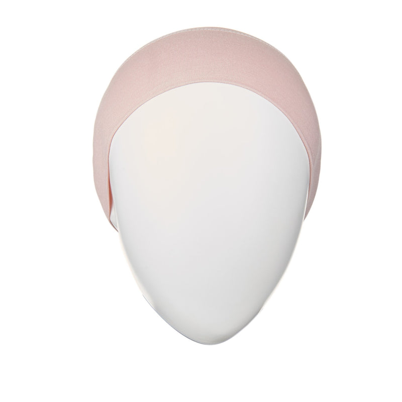 Full Size Head Cap for Hijab - Pink Lace