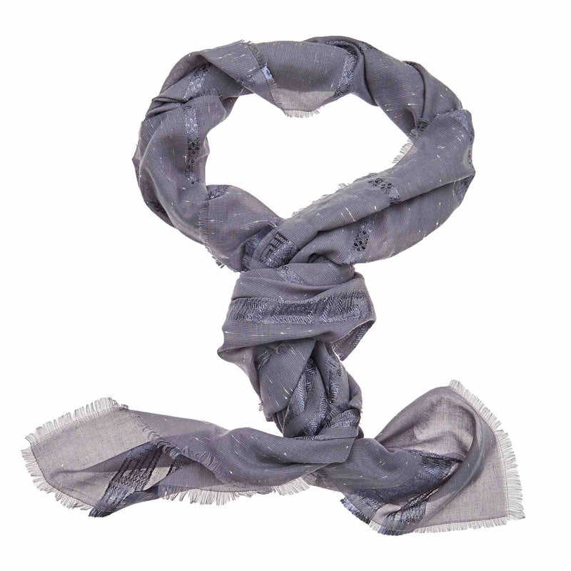 Moroccan Square Patterned Hijab - Desert Sand