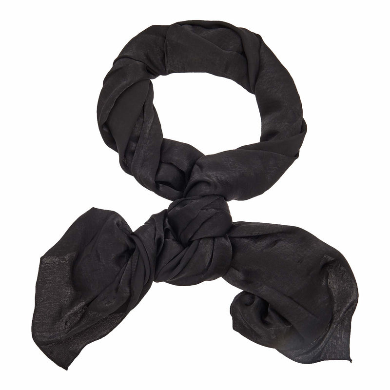 Satin Hijab in Black