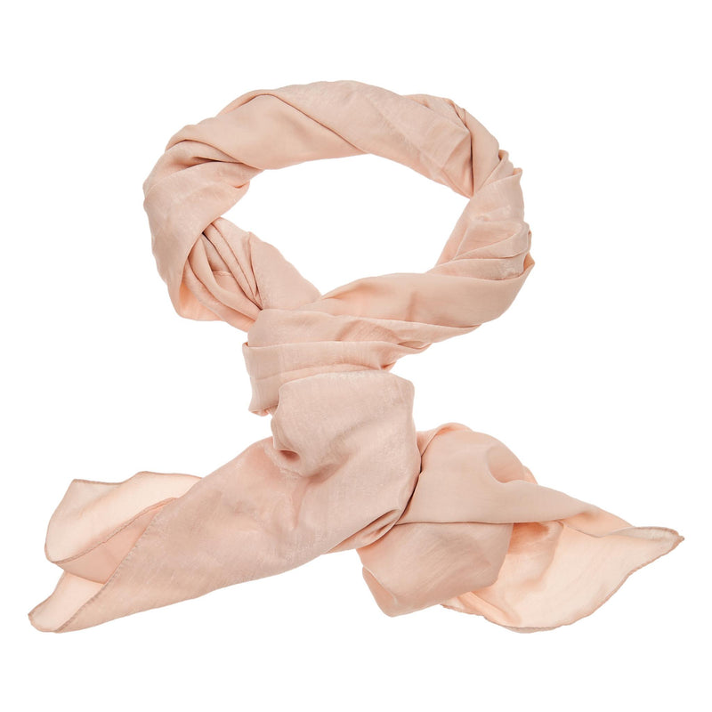 Satin Hijab in Peach
