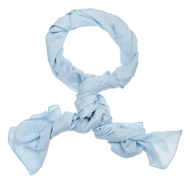 Satin Hijab in Sky Blue