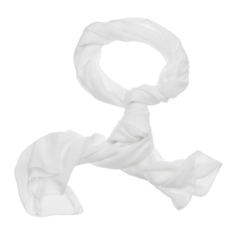 Satin Hijab in White