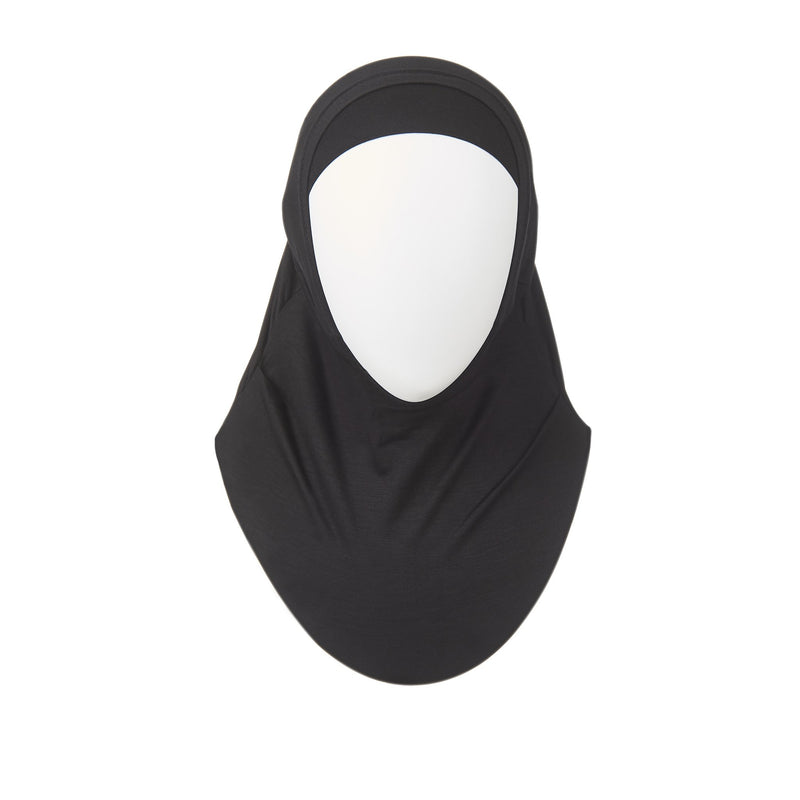 Black Kids Hijab - 2 Piece