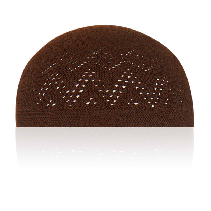 Kids Brown Kufi Cap