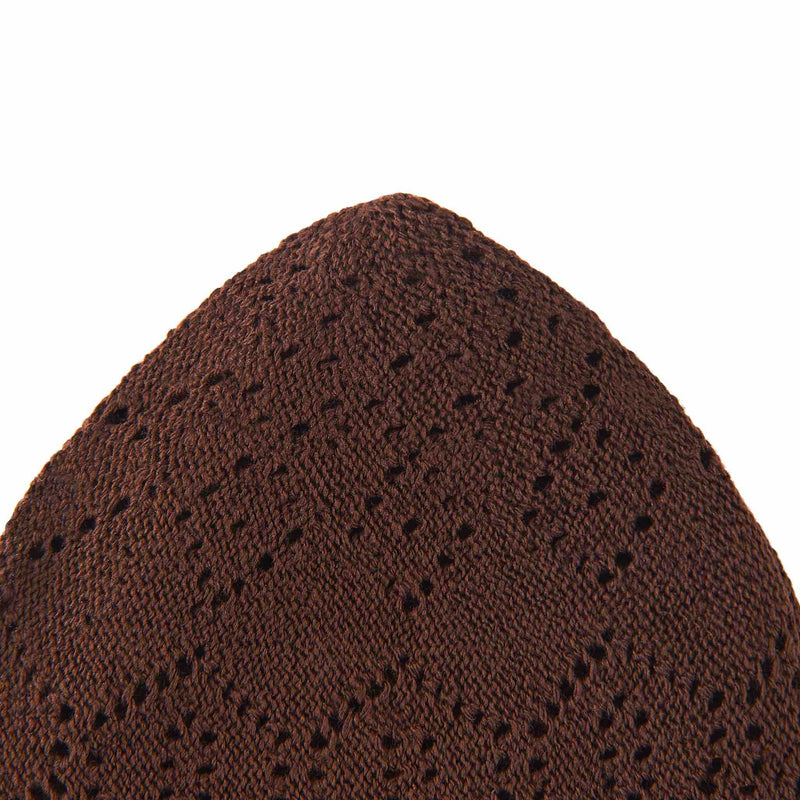 Kids Brown Kufi Cap