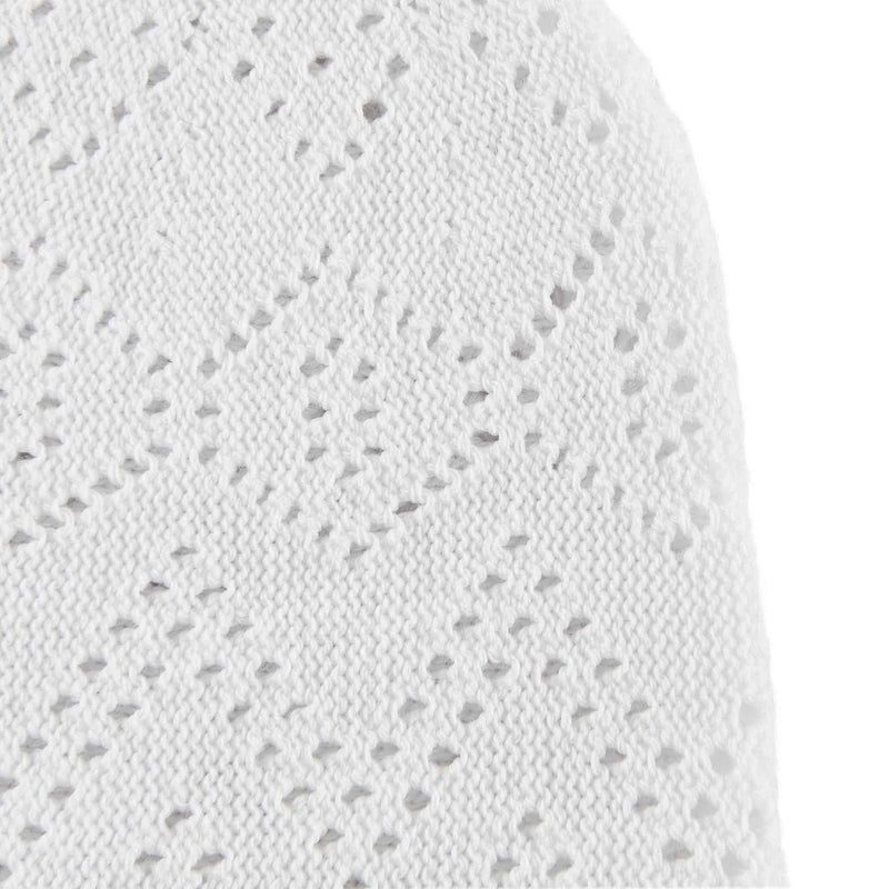 Kids White Kufi Cap - Detail